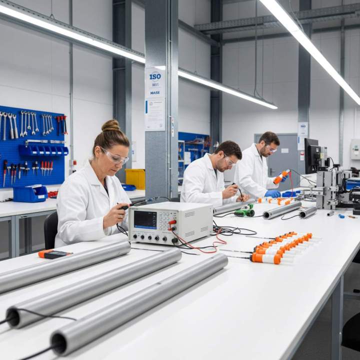 Fabrication et contrôle d’électrodes Chassieu