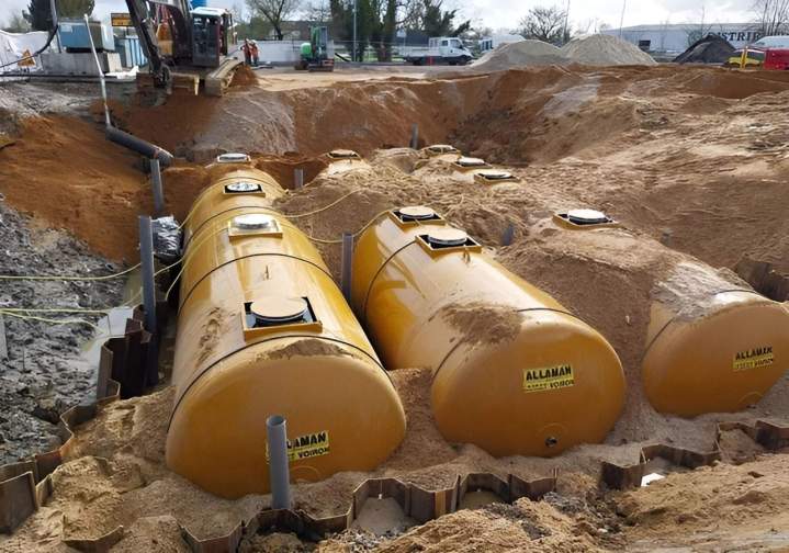 Réservoirs de stockage souterrains Chassieu